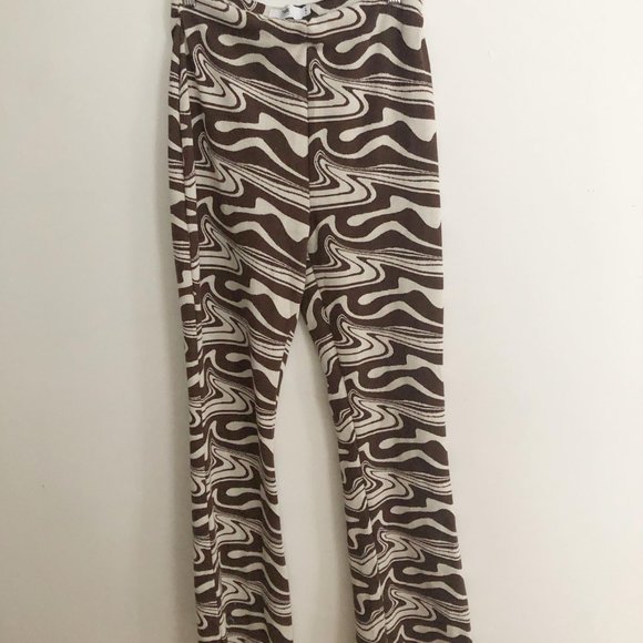 Simons brown and white patterned pants - Picture 5 of 5